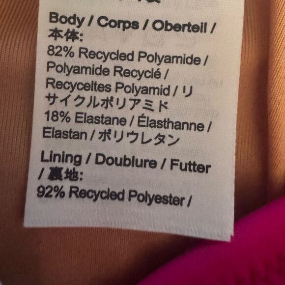 NWT J. Crew Ruched V-neck One-Piece in Radiant Fuschia - Picture 6 of 12